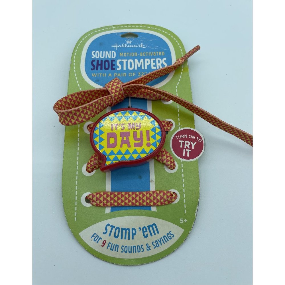 32 inch HALLMARK SHOE LACES SOUND STOMPERS